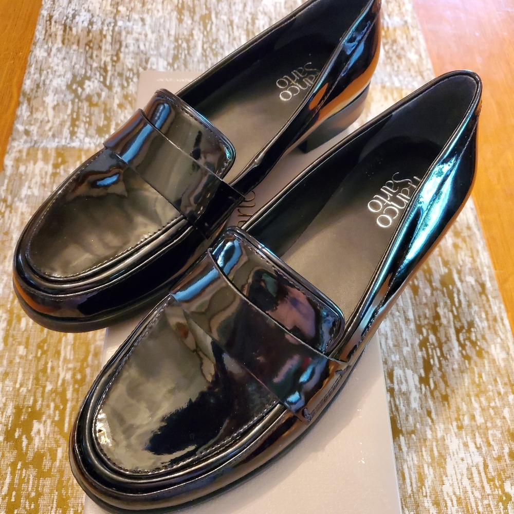 Francosarto black pat. Shoes